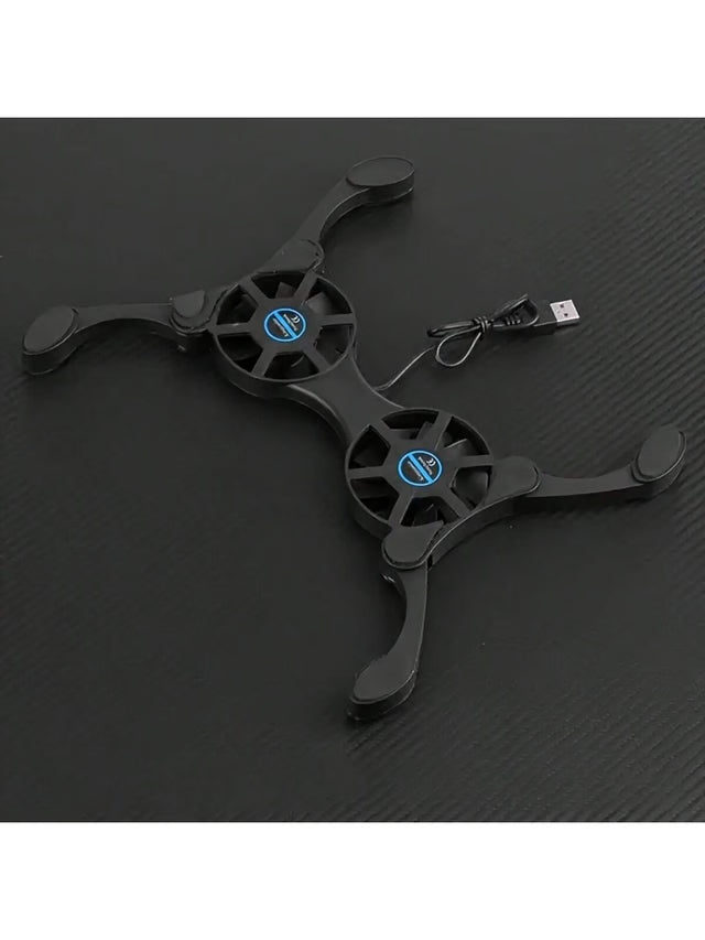 Laptop Cooling Pad with USB Fans & Foldable Portable Stand