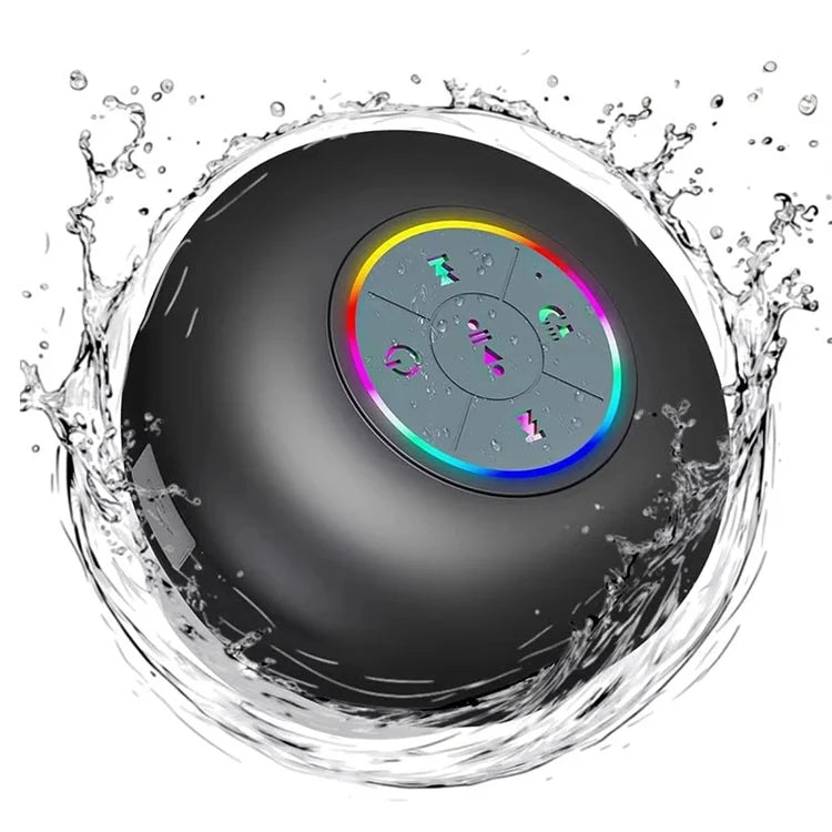 Portable Bluetooth Speaker Waterproof Mini Wireless Speaker with Suction Cup