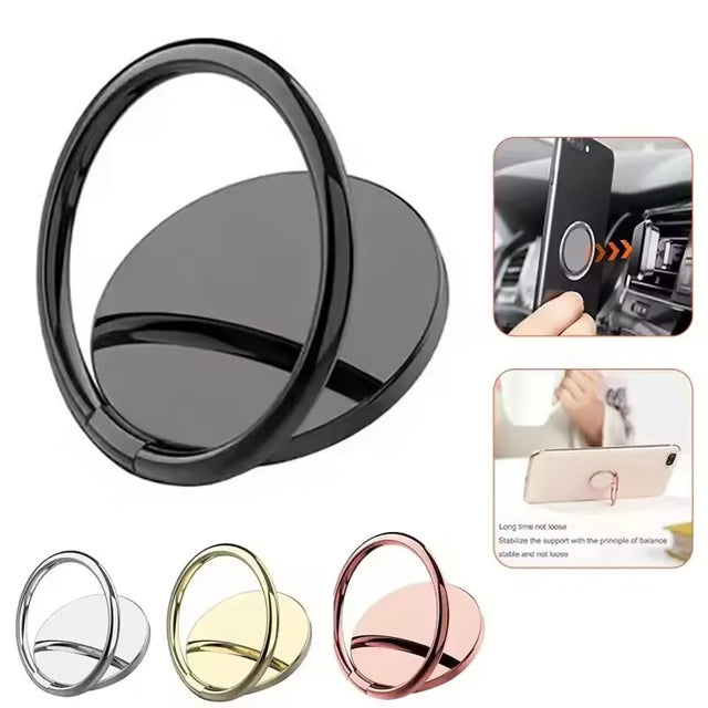 MagGrip Metal Phone Finger Ring Holder & Magnetic Phone Ring Stand for Cars