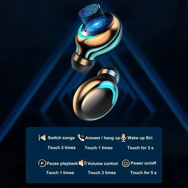 Wireless Sport Earbuds with Noise Reduction & Mic