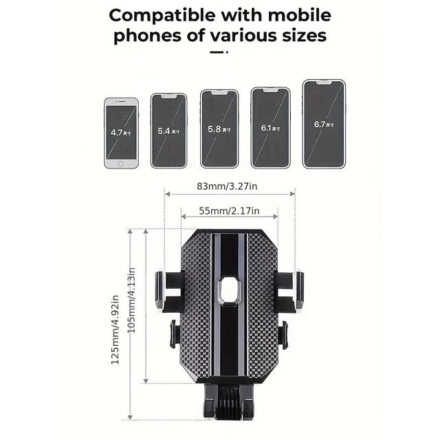 Universal Car Phone Holder – Adjustable Smartphone Cup Holder Mount