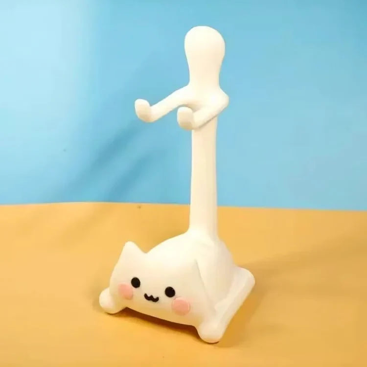 Cute Cat Game Controller Stand Holder – Desktop Gaming Accessory