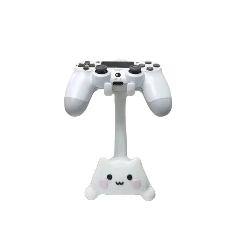 Cute Cat Game Controller Stand Holder – Desktop Gaming Accessory
