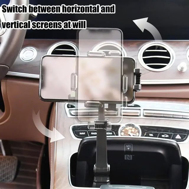 Universal Car Phone Holder – Adjustable Smartphone Cup Holder Mount
